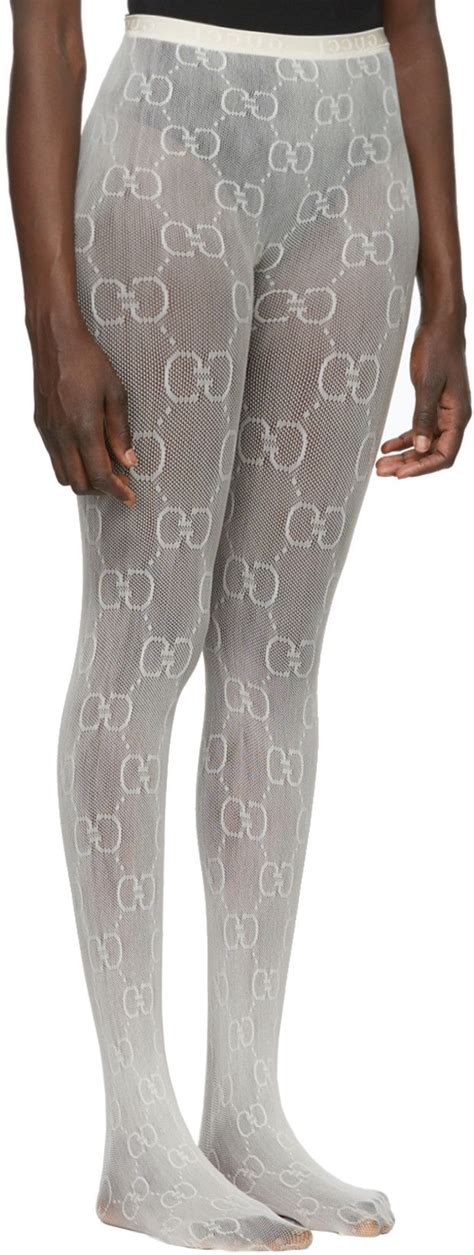 gucci tights off white|Gucci tights next day delivery.